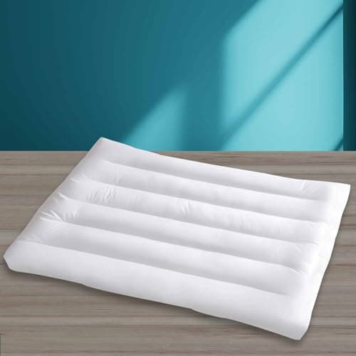 iFaon Ultra Flat 2.5-Inch Down-Alternative Hypoallergenic Microfiber Pillow Set