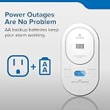 Kidde COPD Plug-In Travel Carbon Monoxide Detector with Backlit Display