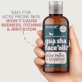 Ouiloe Non-Greasy Gua Sha Oil for Acne Prone and Sensitive Skin Types
