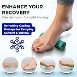 THERABAND Ridged Foot Roller for Plantar Fasciitis Relief, Hot and Cold Therapy