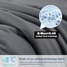 bedsmile Double-Sided Cold Tech Lightweight Ice Blanket Cooling Comforter, Queen
