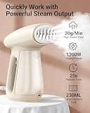 Bear Handheld Clothes Steamer 1300W with Fast Heat Up and Auto-Off Feature
