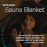 HigherDOSE Infrared Sauna Blanket with Crystal-Infused Multi-Layer Interior