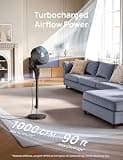 Dreo 2026 Upgraded Standing Room Fan with 90ft Bionic Blade Airflow Tech