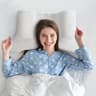 AM AEROMAX Contoured Memory Foam Back Sleep Training Beauty Sleep Pillow