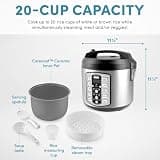 Aroma Housewares Professional Plus 20-Cup Digital Rice Cooker & Food Steamer