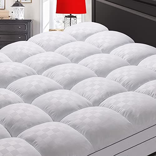 SameBed Extra-Thick Overfilled Down Alternative Pillow Top Mattress Pad