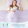 Cozy Bliss Reversible Q-Max 0.45 Cooling Comforter with Silky Smooth Feel, Queen