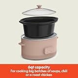 Bella Programmable Slow Cooker with Ceramic Nonstick Coating, 6.0-Quart