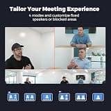 COOLPO Camera 360 4K Smart Video Conference Room Camera and Microphone
