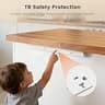SURAIELEC 24-Inch Hardwired Under Cabinet Power Strip with 20A GFCI and USB