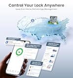 Veise VE027 Built-in Wi-Fi Smart Deadbolt Lock with AI Fingerprint