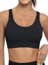 RUNNING GIRL High Impact Racerback Crop Top