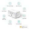 Kasa EP25P4 Smart Plug Mini 15A with Energy Monitoring for HomeKit (4-Pack)