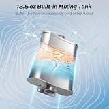 Fogatti InstaShower 9 Pro 66,000 BTU RV Tankless Water Heater with Mixing Tank