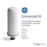 Culligan MaxClear 2.25-Gallon Stainless Steel Gravity Water Filter System