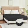 Yuurom Brushed Microfiber Bottom Fitted Sheet with Heavy-Duty Tension Straps