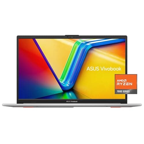 ASUS Vivobook Go 15.6-Inch Slim Durable Laptop with Ryzen 5 and 512GB SSD