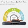 Intex Mid-Rise Dura-Beam Deluxe 13-Inch Queen Air Mattress with AC Pump