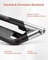 VEVOR Carbon Steel Running Boards for Jeep Wrangler JL 4-Door 2018-2026
