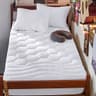 Bedsure 3-Zone Ergonomic Microfiber Mattress Pad with Deep Skirt, Twin XL