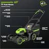 Greenworks Pro 60V 17-Inch Brushless Cordless Push Lawn Mower with 4.0Ah Battery
