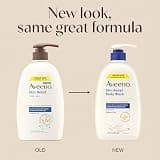 Aveeno Skin Relief Fragrance-Free Body Wash with Triple Oat Complex (33 fl. oz Bottle)