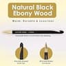 Lantern Moon Bequest Ebony Wood Interchangeable Tunisian Crochet Hook Set