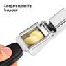 OXO Good Grips Stainless Steel Garlic Press with Soft Absorbent Handle and Hopper