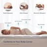 LeWinBedding 2-in-1 Cooling Gel Memory Foam & Goose Down Mattress Topper