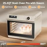 CIARRA 12-in-1 Countertop Steam Oven and Air Fryer with 25.4QT Capacity