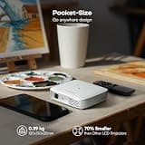 Caydo M1C Rechargeable DLP Pico Art Projector for Portable Canvas Tracing