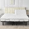 Kingnex Waterproof Quilted Split-Top King Mattress Protector Pad Cover