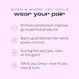 Bambody Absorbent Menstrual Boxer Briefs, Maximum Overnight Sleep Coverage