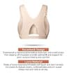 SHAPERX Women's Post-Surgical Wireless Posture Support Sports Bra Vest