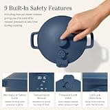 Our Place Dream Cooker 6-Quart Ceramic Nonstick Electric Multi-Cooker, Blue Salt