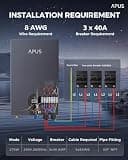 APUS 27kW 240V Whole House Electric Tankless Water Heater for Multi-Point Use