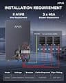 APUS 27kW 240V Whole House Electric Tankless Water Heater for Multi-Point Use