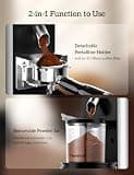 Neretva Conical Burr Espresso Grinder with Plasma Anti-Static and Portafilter Holder