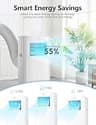 Ultra-Quiet 42dB 8000 BTU ASHRAE Portable Air Conditioner with Sleep Mode