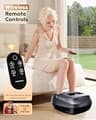 EaseZen 2026 Upgraded Shiatsu Foot Massager with Heat and Remote Control