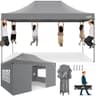 COBIZI 10x15 Heavy Duty Pop Up Canopy Tent Shelter with Four Removable Mesh Walls