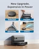 eufy C10 Low-Profile Robot Vacuum with Corner Rover Arm and Self-Emptying Station