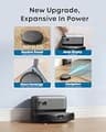eufy C10 Low-Profile Robot Vacuum with Corner Rover Arm and Self-Emptying Station