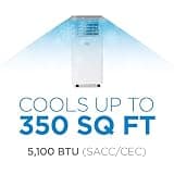 BLACK+DECKER 5100 BTU SACC Portable Air Conditioner with Washable Filter