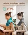 iDOO Graphene-Infused Weighted Electric Heating Pad for Neck, Shoulder, and Back Pain