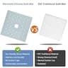 Odorless Soft Silicone Non-Slip Bathtub Mat for Reglazed & Textured Tubs