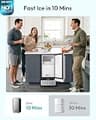 EUHOMY CIM-Series Under-Counter Ice Maker with Built-In Drain Pump, 100 Lbs