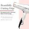 REVLON 1875W Infrared Ionic Tourmaline Hair Dryer with Diffuser Attachment