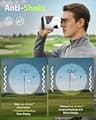 Acer Pro Golf Rangefinder with IP54 Waterproof Rating and 7X Magnification Lens